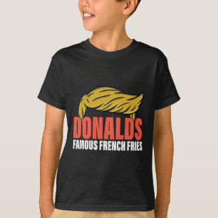 Camiseta Donalds Famosos Fries Franceses Torna As Fries Fra