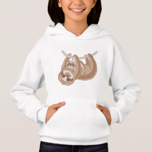 Camiseta donas da preguiça-fofa Hoodie