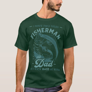 Camiseta Donativos De Pesca Engraçados Tenho Dois Títulos P
