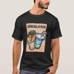 Camiseta Doner Kebab Ayran Cozinha Turca Fastfood Dürüm 4