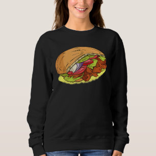 Camiseta Doner Kebab Com Ovelha Kebab Salad Tomato De Pepin