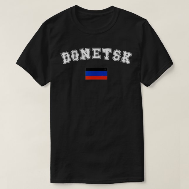 Camiseta Donetsk Flag Esporte Competição Pride Vacinação So (Frente do Design)