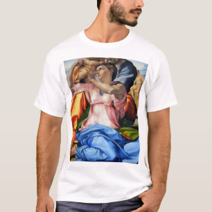 Camiseta Doni Tondo, Doni Madona (detalhes), Michelangelo, 