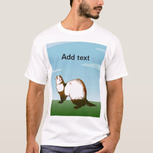 Camiseta doninha (casaco de sable)