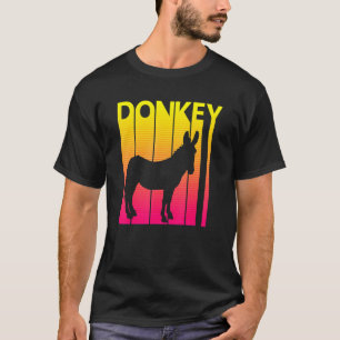 Camiseta Donkey Animal Retro Costume