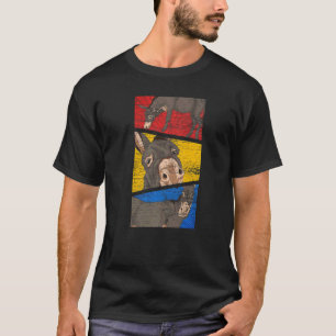 Camiseta Donkey Farm Animal Farmer Pop Donkey 1