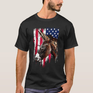 Camiseta Donkey Farmer American Flag Usa Donkey 1