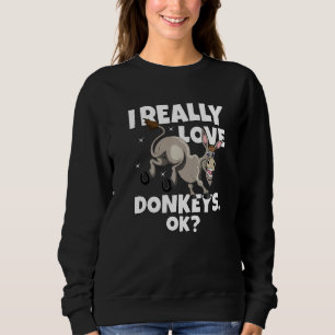 Camiseta Donkey Farmer Donkey Mule Eu Amo Muito Donkeys O