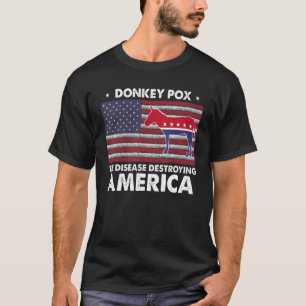 Camiseta Donkey Pox A Doença Destruindo A América