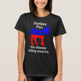 Camiseta Donkey Pox Donkey Sátira Política