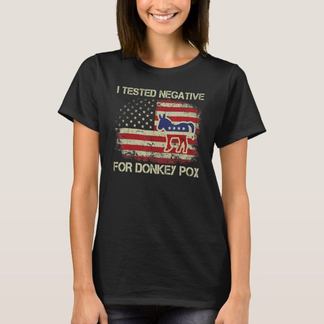 Camiseta Donkey Pox The Disease Destroying America 2 (Frente)