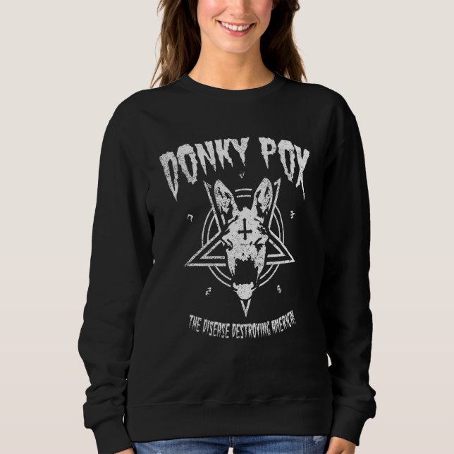 Camiseta Donkey Pox The Disease Destroying America Donkeypo (Frente)