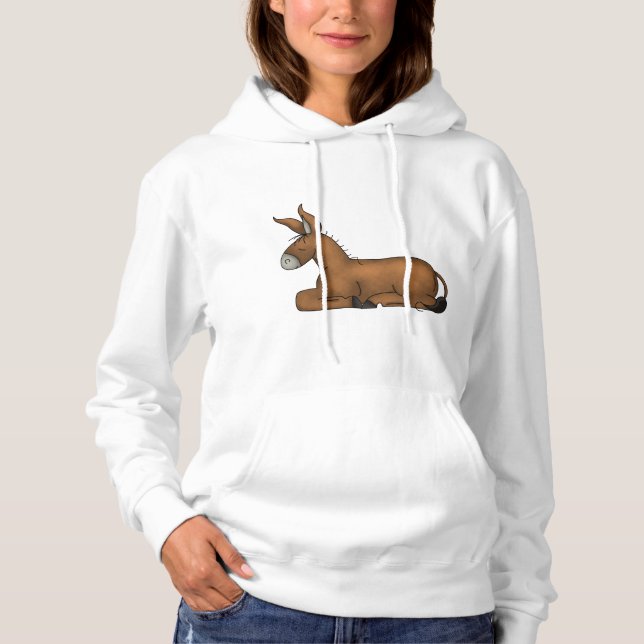 Camiseta Donkey Womens Hoodie (Frente)