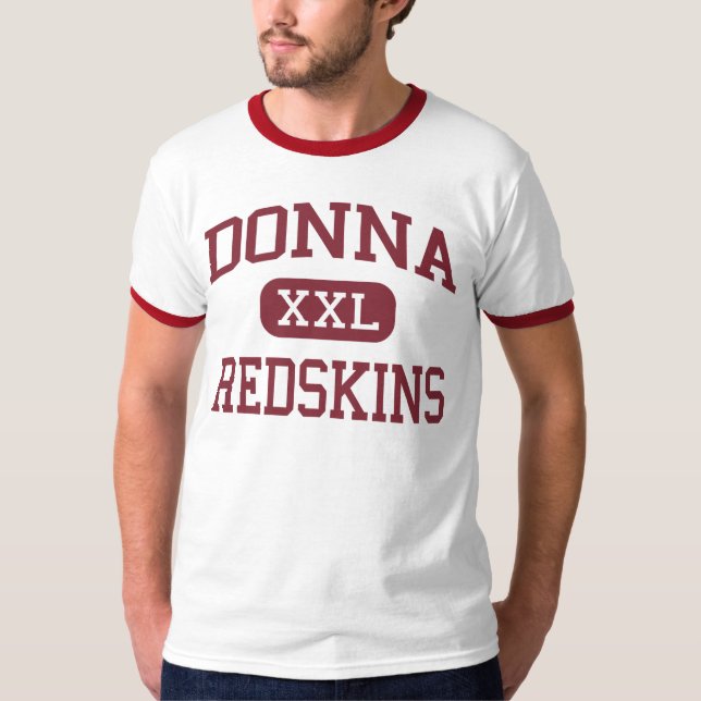 Camiseta Donna - Redskins - segundo grau de Donna - Donna (Frente)