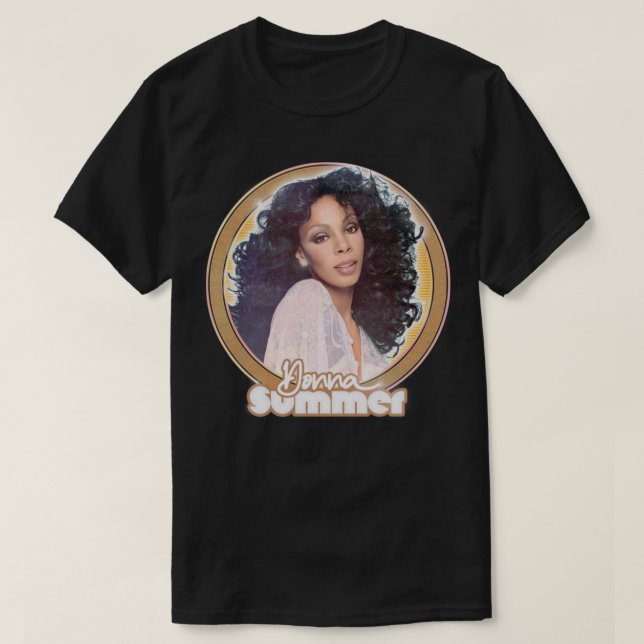 Camiseta Donna Summer Retro Style Fan Art Design 4 (Frente do Design)