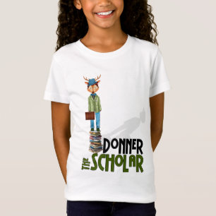 Camiseta Donner the Scholar Papai noel Reindeer
