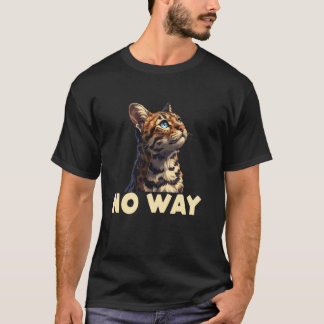 Camiseta Dono bengal Teimoso gato bengala NÃO INTERESSADO F