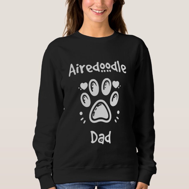 Camiseta Dono de Airedoodle Pai Mistura de Airedale com Poo (Frente)
