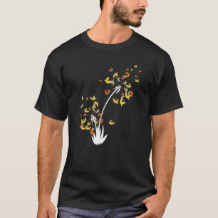Camiseta Dono de Animal Flor de Dente-de-Leão Lagarto Leopa
