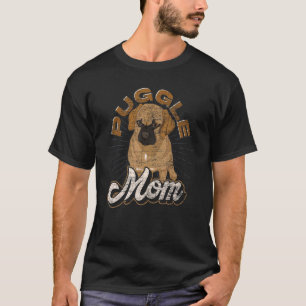 Camiseta Dono de Animal Puggle Mãe Cachorro   Dono de Cacho
