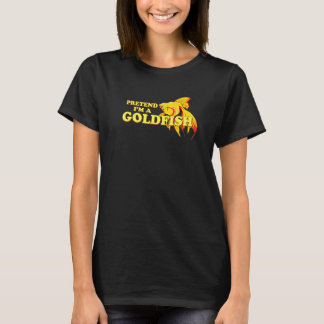 Camiseta Dono de Aquário de Peixes Dourados Trocadilho Fing