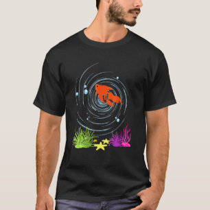 Camiseta Dono de Aquário Peixe Dourado Vidro Aquarismo Peix