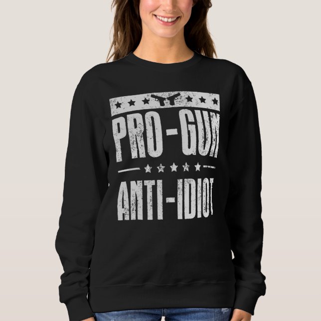 Camiseta Dono de Arma Anti Idiota Pro Arma (Frente)