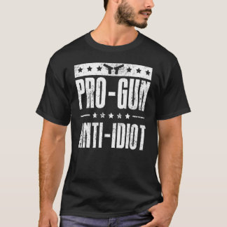 Camiseta Dono de Arma Anti Idiota Pro Arma