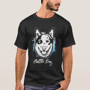Camiseta Dono de Australian Cattle Dog  Heeler  Cão Pastor
