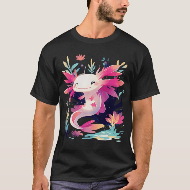 Camiseta Dono de Axolote Amante de Anfíbios (Frente)
