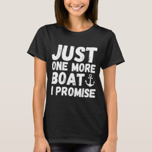 Camiseta Dono de barco de homens navegando mais um barco de