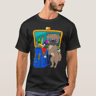 Camiseta Dono de Cachorro Animal Fofo Pet Cachorro Aluno da