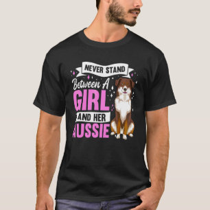 Camiseta Dono de Cachorro Australian Shepherd Aussie Garot