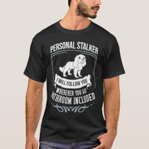 Camiseta Dono de Cachorro Cavalier King Charlies Spaniel Fi