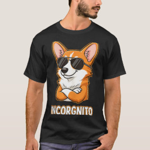 Camiseta Dono de cachorro Corgi galês engraçado incógnito H