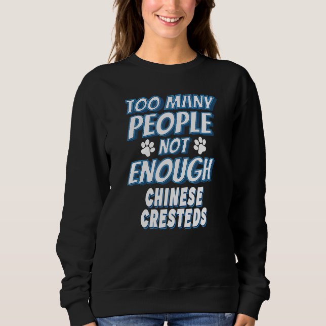 Camiseta Dono de Cachorro da Raça Crista Chinesa Cachorro (Frente)
