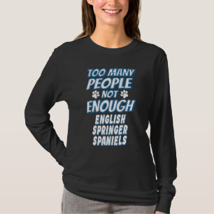 Camiseta Dono de Cachorro da Raça English Springer Spaniel