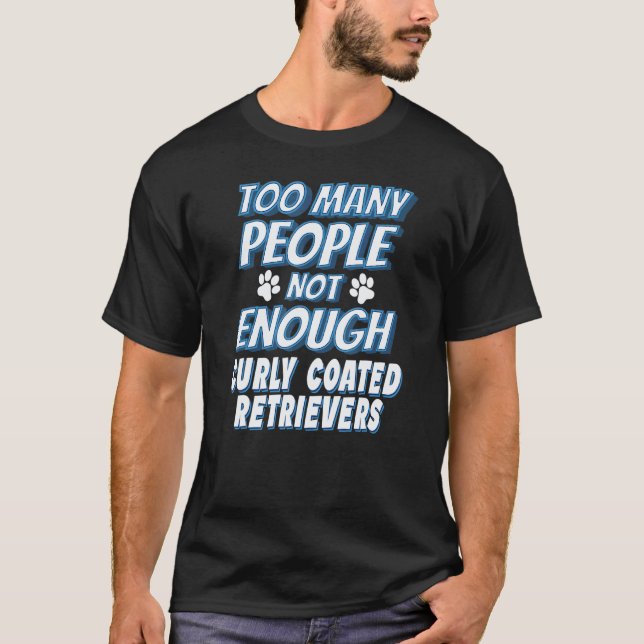Camiseta Dono de Cachorro da Raça Retriever de Cabelo Cache (Frente)