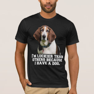 Camiseta Dono de Cachorro de Cachorro Basset Eu sou mais so