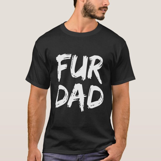 Camiseta Dono De Cachorro dia de os pais Presente Para Home (Frente)