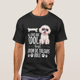 Camiseta Dono de Cachorro Dono Legal Entusiasta do Coton De
