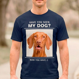 Camiseta Dono de Cachorro Engraçado Foto de Animal de Estim