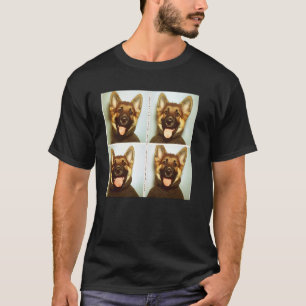 Camiseta Dono de cachorro engraçado GSD Pastor Alemão