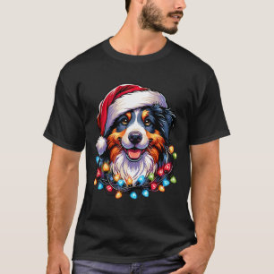 Camiseta Dono de Cachorro Natal Homens Mulheres Pastor Aust