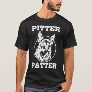 Camiseta Dono de Cachorro Pastor Alemão Pitter Patter