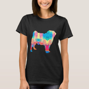 Camiseta Dono de Cachorro Pug Fofinho Pintura