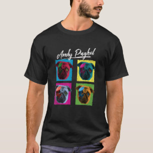 Camiseta Dono de Cachorro Pug Puggle Pop Artista Animal de