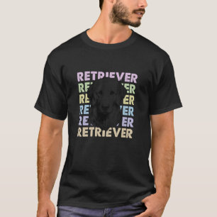 Camiseta Dono de Cachorro Retriever Dourado para Mulheres H