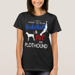 Camiseta Dono de Cães de Basquete Funny Funny, Posto