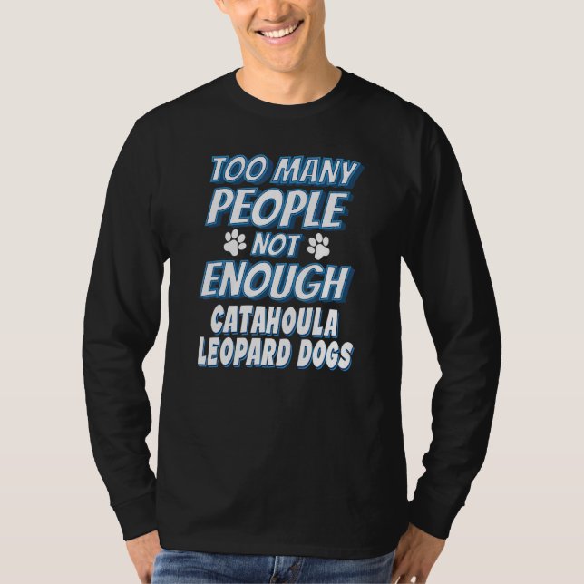 Camiseta Dono de Cão da Raça Catahoula Leopard (Frente)